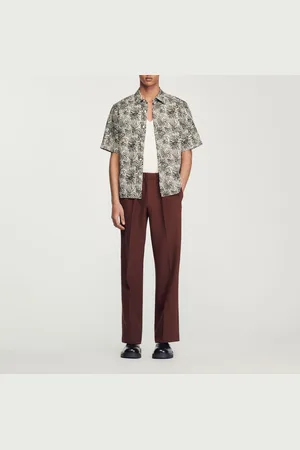 Sandro Camisa oversize estampada
