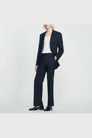 Sandro Pantalón de traje de lana