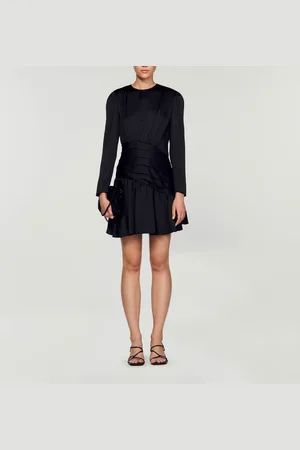 Sandro Vestido corto drapeado