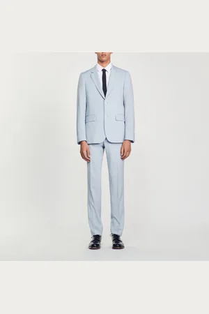 Sandro Chaqueta de traje de lana virgen
