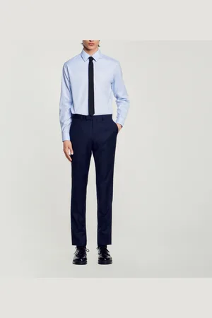 Sandro Pantalón de traje de lana stretch