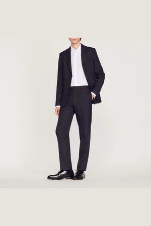 Sandro Pantalón de traje de lana virgen