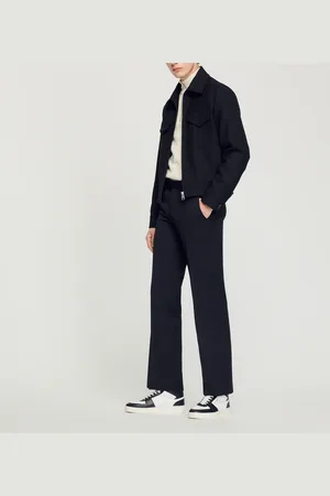 Sandro Pantalón de traje de corte ancho