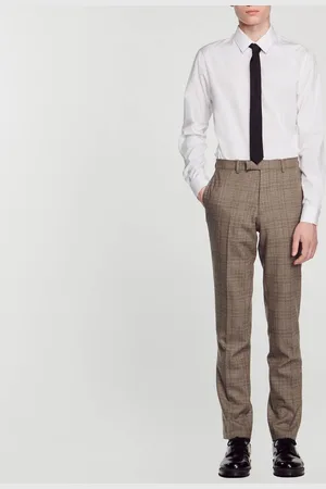 Sandro Pantalón de traje de lana
