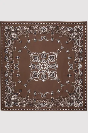 Sandro Pañuelo de seda estampado bandana