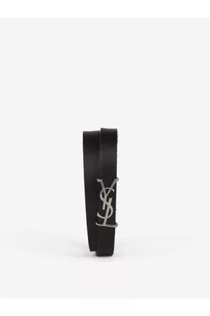 Saint Laurent Hombre Pulseras - Pulsera Envolvente Piel