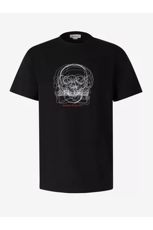 Alexander McQueen Hombre Camisetas - Camiseta Skull Sketch