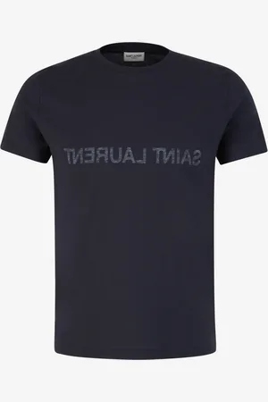 Saint Laurent Camiseta Logo Algodón