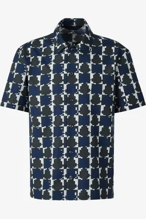 Moncler Camisa Motivo Geométrico