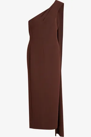 Roland Mouret Vestido Midi Asimétrico