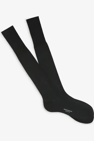 Bresciani Calcetines Canalé Dos Tonos