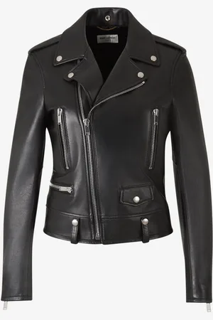 Saint Laurent Cazadora Biker Piel