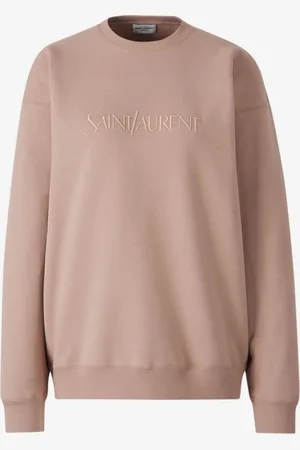 Saint Laurent Sudadera Logo Algodón