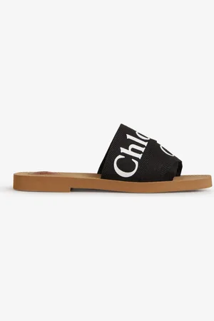 Chloé Sandalias Woody Logo