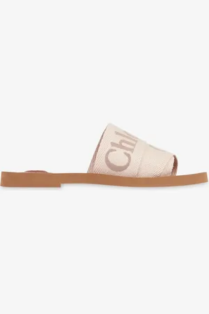 Chloé Sandalias Woody Logo