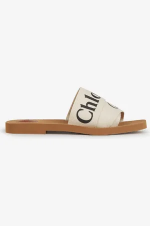 Chloé Sandalias Woody Logo