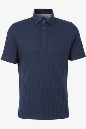 Brunello Cucinelli Polo Canalé Botones