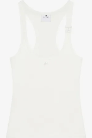 Courrèges Camiseta Tirantes Canalé