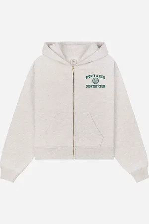 Sporty & Rich Sudadera Capucha Cremallera