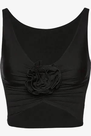 MAGDA BUTRYM Top Fruncido Floral