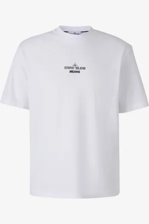 Stone Island Camiseta Algodón Estampado