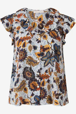 ULLA JOHNSON Top Seda Voltantes