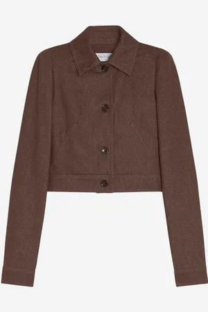 Max Mara Chaqueta Cropped Denim