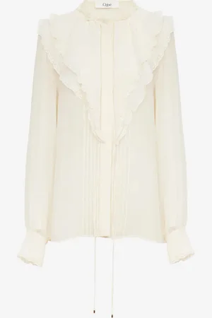 Chloé Blusa Fluida Seda