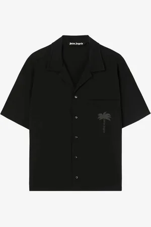 Palm Angels Camisa Bowling Algodón