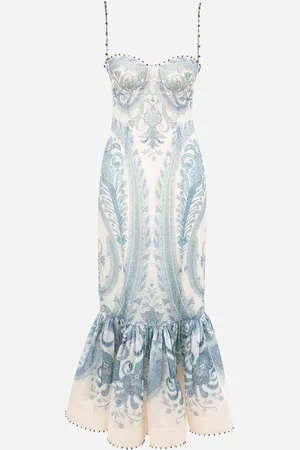 ZIMMERMANN Vestido Midi Paisley
