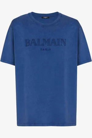 Balmain Camiseta Logo Algodón