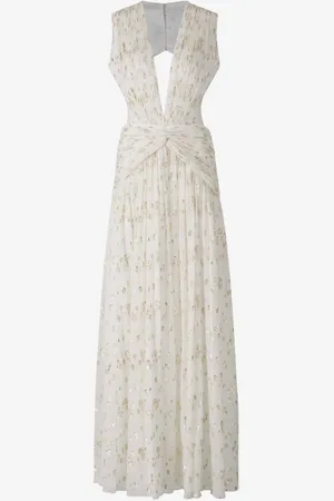Costarellos Vestido Maxi Seda