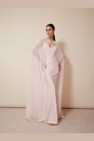 Roland Mouret Vestido Maxi Satén