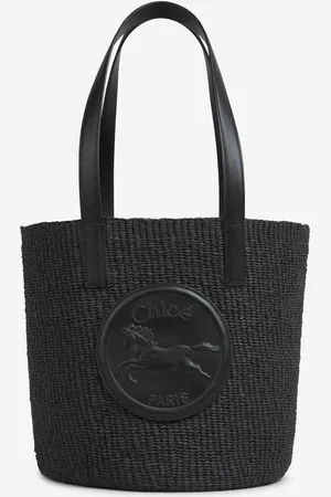 Chloé Bolso Mano Rafia
