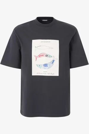 Jacquemus Camiseta Estampado Marino