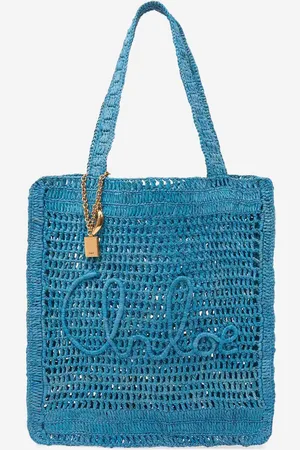 Chloé Bolso Tote Rafia