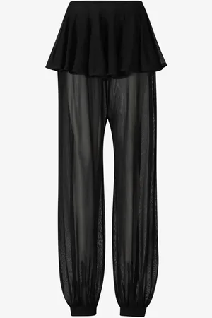 Alaïa Pantalones Péplum Punto