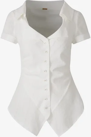 Cult Gaia Blusa Blanca Shallie