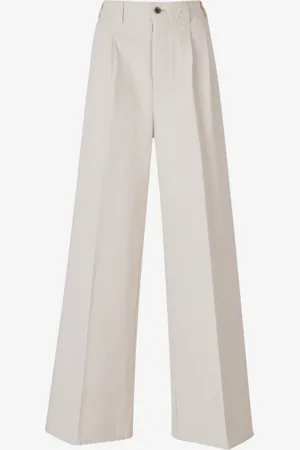 Maison Margiela Pantalones Anchos Algodón