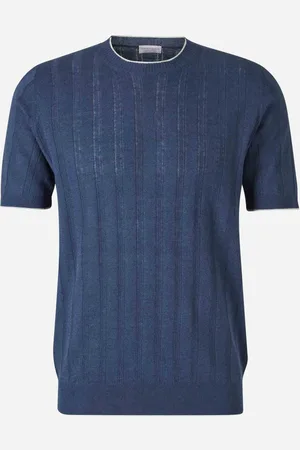 Santa Eulalia Camiseta Acanalada Lino