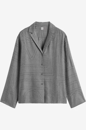 Totême Blusa Franela Monograma