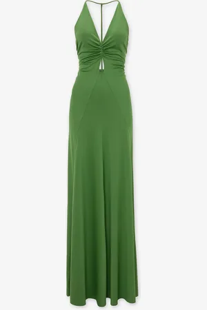 Victoria Beckham Vestido Maxi Fruncido