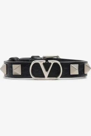 VALENTINO GARAVANI Brazalete VLogo Cuero