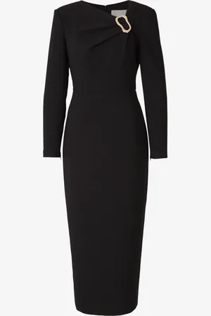 Roland Mouret Vestido Midi Crepé