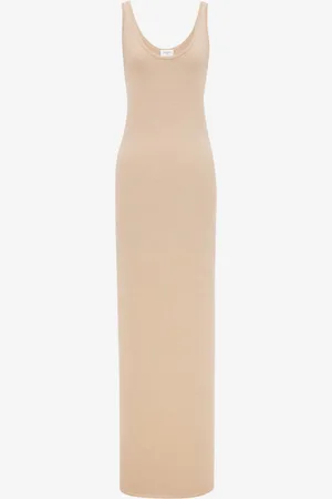 Saint Laurent Vestido Maxi Lúrex