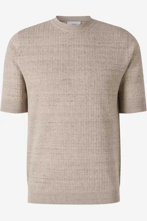 LARDINI Camiseta Acanalada Lino