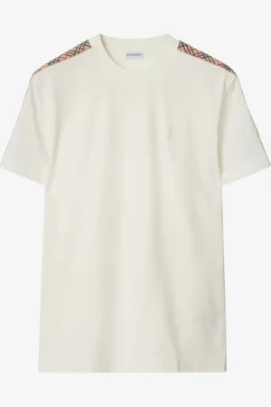 Burberry Camiseta Check Algodón