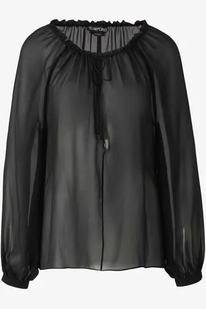 Tom Ford Blusa Semitransparente Seda