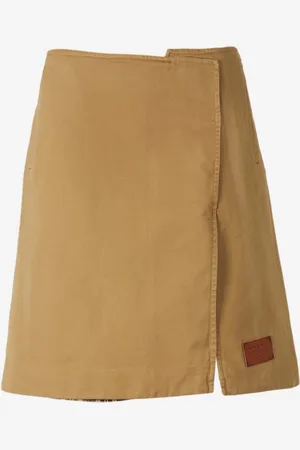 Acne Studios Falda Midi Algodón