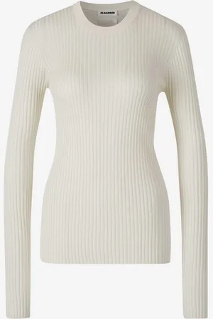 Jil Sander Top Canalé Seda